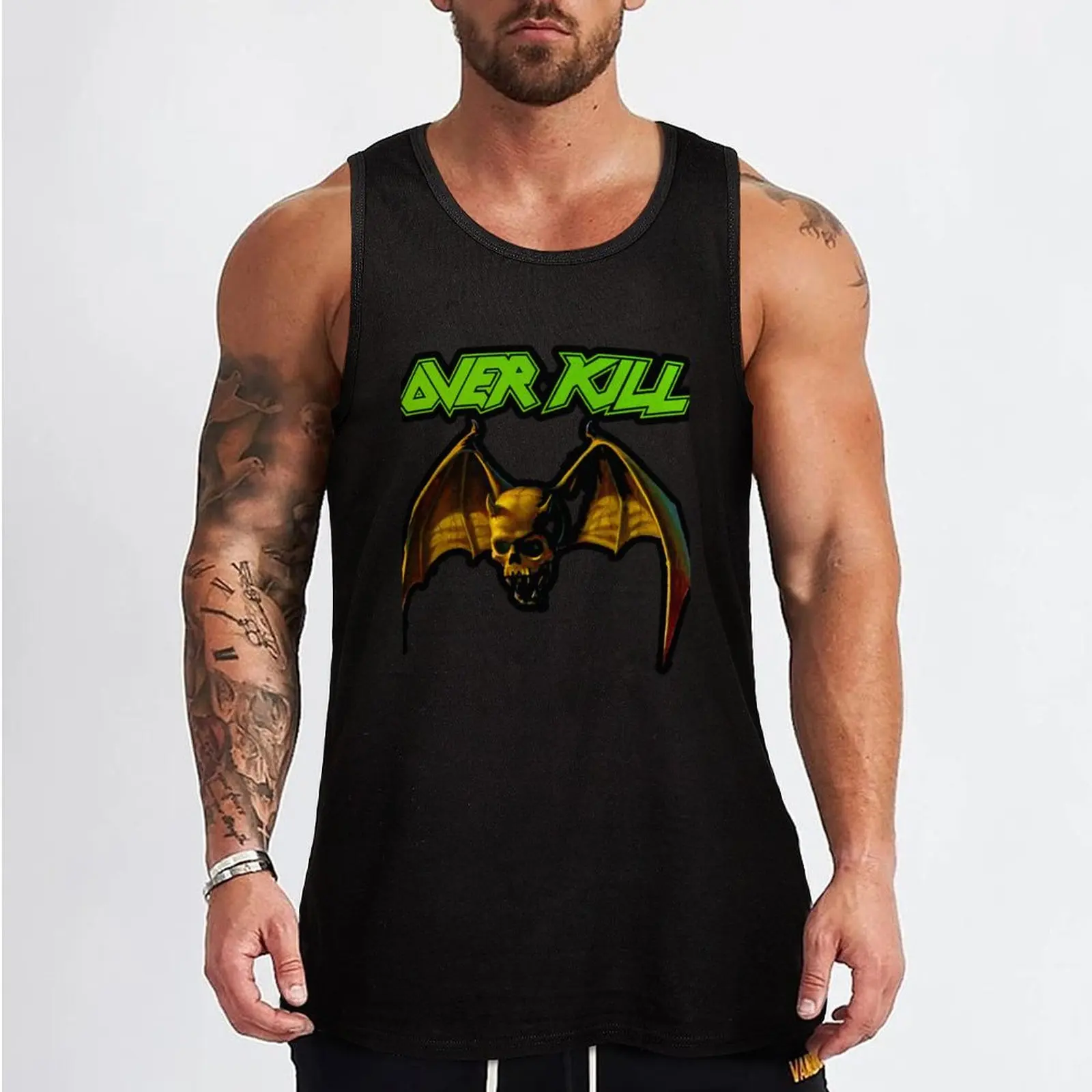 Overkill Band Tank Top Sports clothing T-shirt for fitness