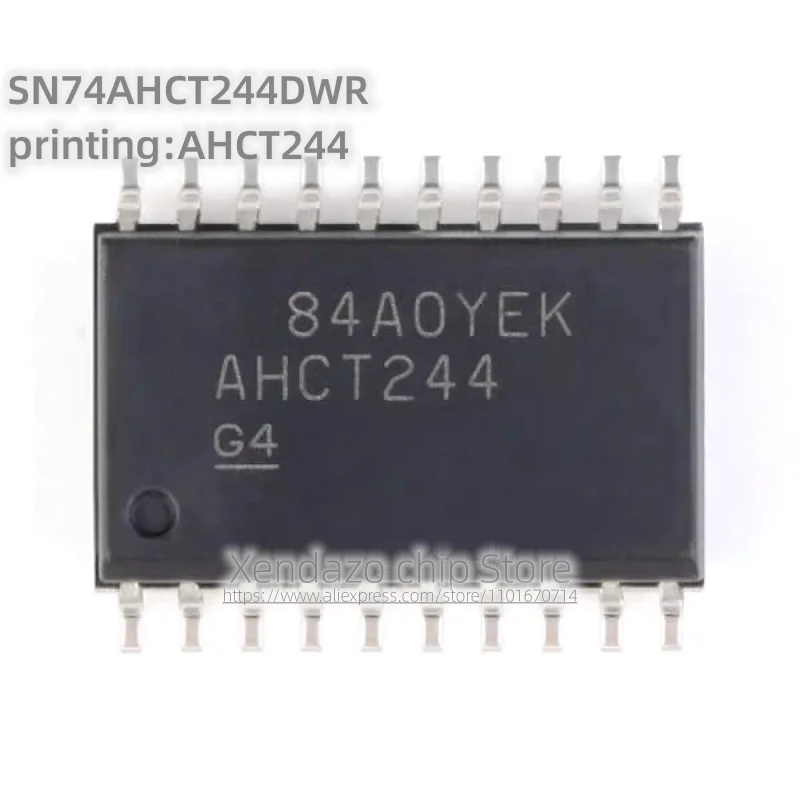 10pcs/lot SN74AHCT244DWR printing AHCT244 SOP-20 package Original genuine Three state output eight channel buffer chip