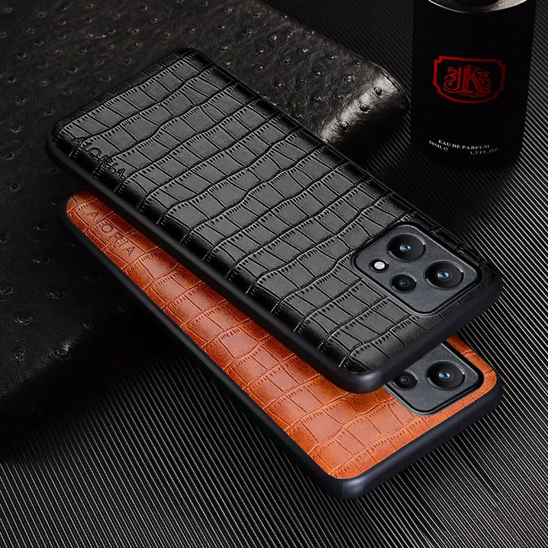 Luxury Crocodile Leather Case For Realme 9 Pro Plus 9i 5G Premium PU Slim Fit Unti-scratch Cover for oppo realme 9 pro plus case