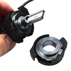 1Pair H7 Automobile Led Headlight Bulb Base Replacement Holder Adapter Retainer Cover For Alfa Romeo VW Passat b6