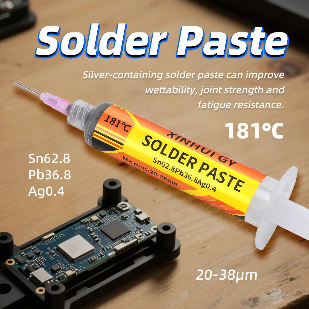 Suhu Sedang 181 ℃   Pasta Solder Mengandung Perak