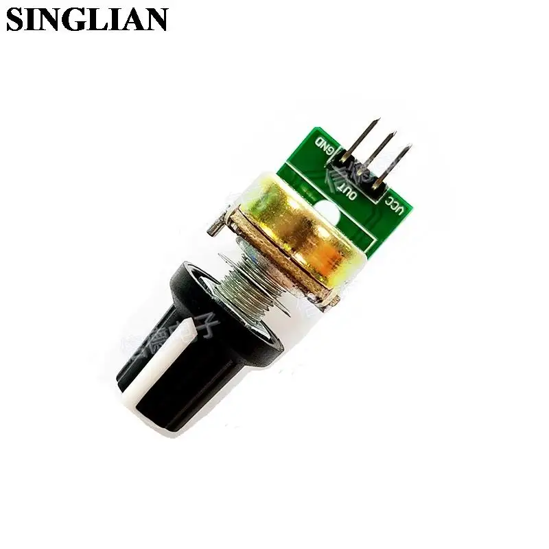 10K Resistance Potentiometer Module Adjustable Resistance Module Single Turn Adjustable Analog Output 0-5V Voltage