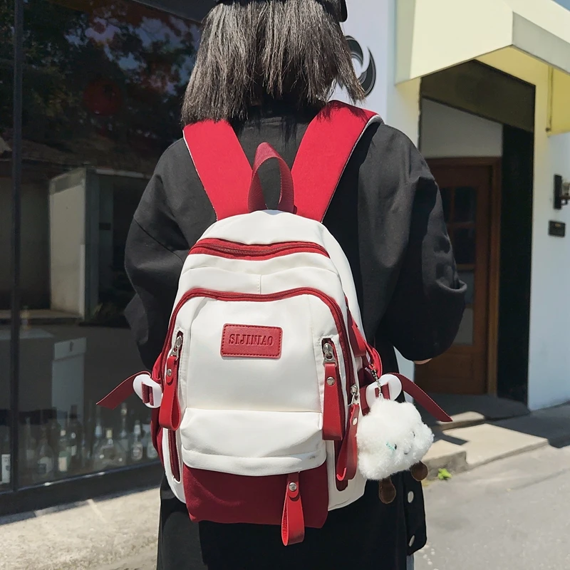 Nylon Zipper Ladies Backpacks 2024 New High Quality Large Capacity Bags for Women on Sale Casual Commuting School Bags