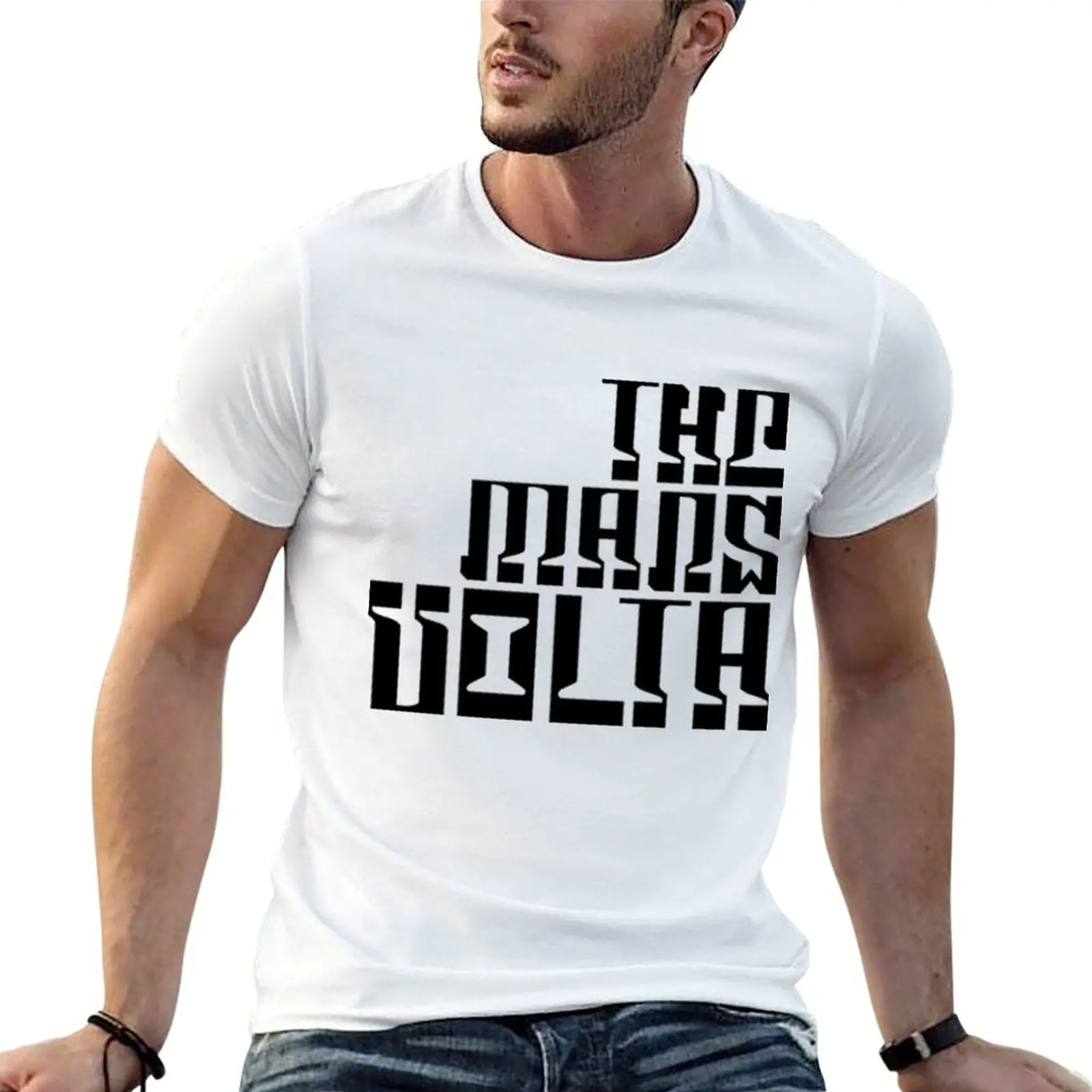 LOGO THE MARS 2023 VOLTA T-shirt vintage summer tops cute tops plain black t shirts men