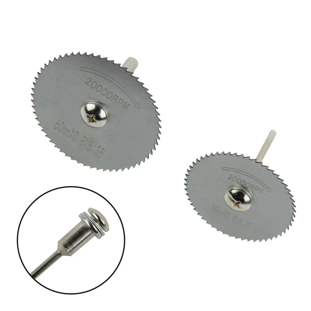 HSS Mini lame per seghe circolari dischi da taglio per legno utensile rotante taglio legno 50/60mm casa fai da te utensili elettrici pezzi di ricambio per la sostituzione