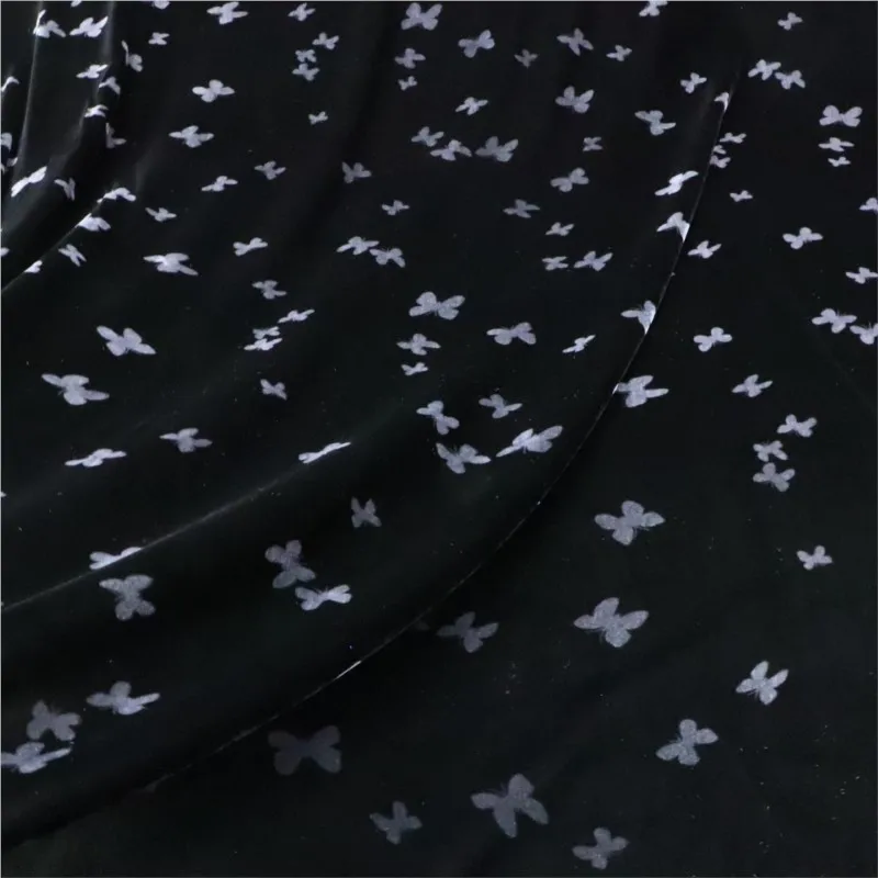 

Woven velvet brocade viscose and printed fabric imitation Qiao's nightgown dress cheongsam