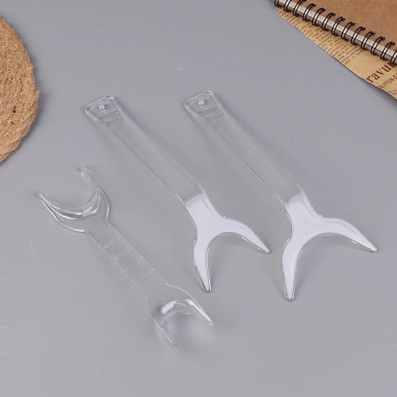 Retractor de labios Oral Dental transparente, abridor de boca superior e inferior, placa de prensa de labios, accesorios de fotografía de ortodoncia, herramientas de dentista