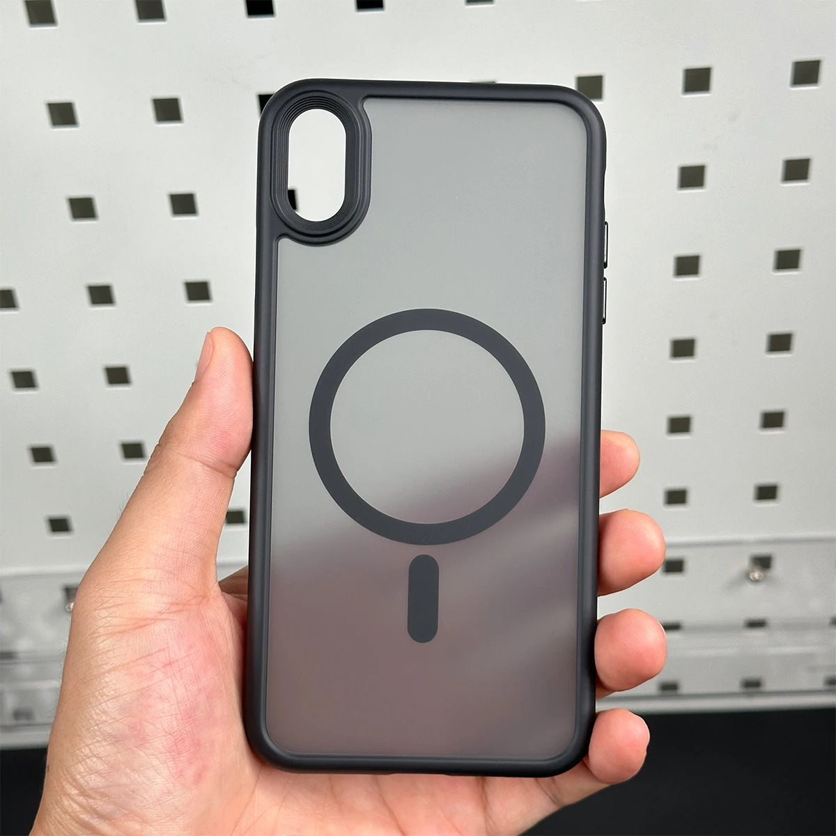 Casing ponsel Matte tahan guncangan, casing ponsel Matte tahan guncangan, magnetik mewah untuk Magsafe, casing pengisian daya nirkabel untuk iPhone X XS XR XSMax