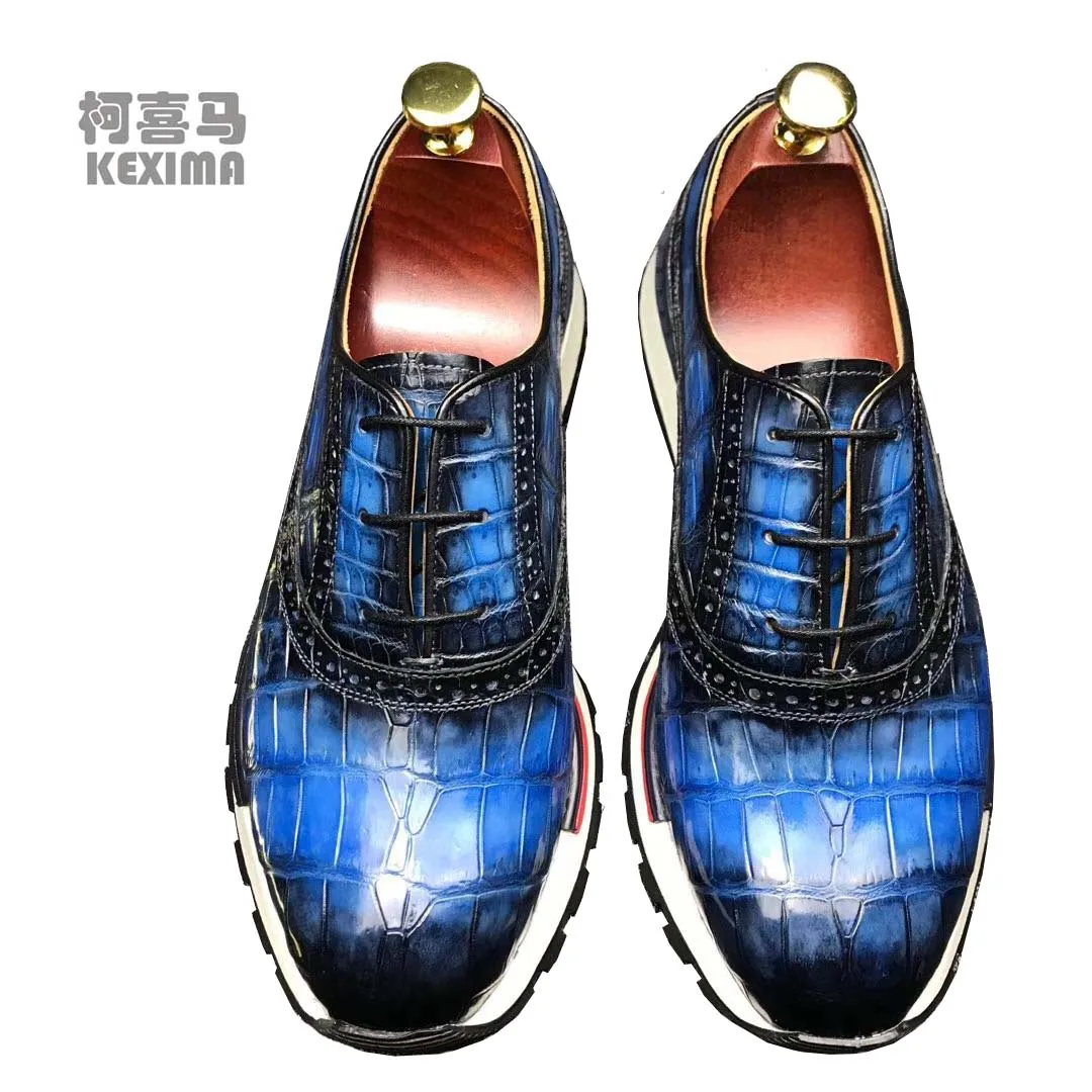 

yingshang new arrival men casual shoes men leisure shoes male crocodile leather shoes men crocodile shoes for male fashion