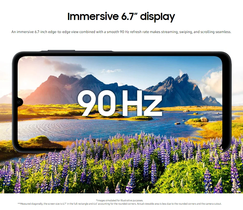 Samsung Galaxy A07 Mobile Phone Global Version 5000mAh Large Battery 50MP Main Camera 6.7" 90Hz 1600x720 Display