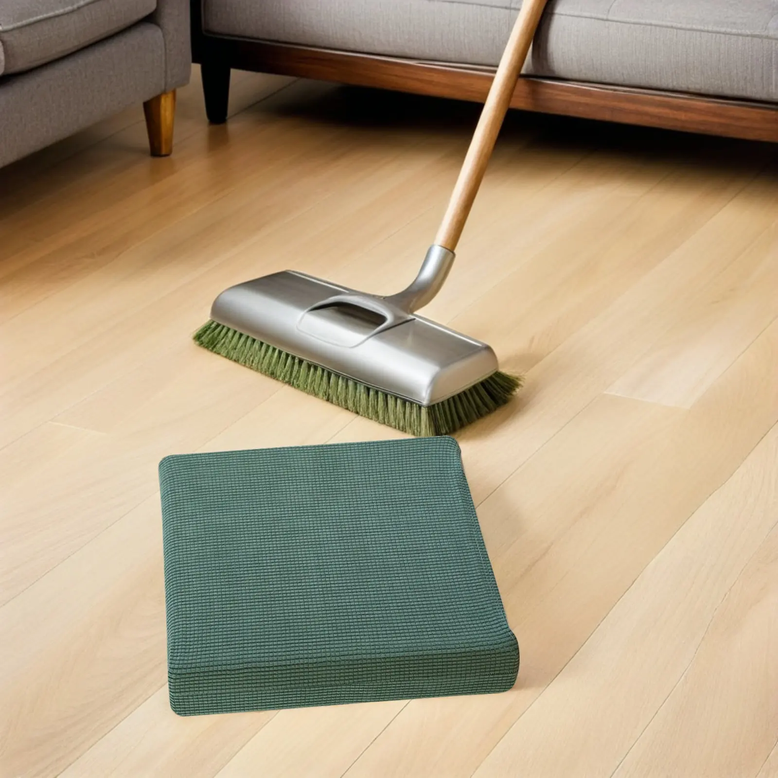 

2 шт. Декоративные чехлы для радиаторов, тканевые пылезащитные накладки, моющиеся, термостойкие, для защиты от нагрева, современные, для дома, спальни, зеленые