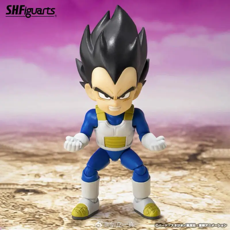 BANDAI S.H.Figuarts SHF Dragon Ball Vegeta MINI DAIMA  Anime Action Collection Figures Model Toys