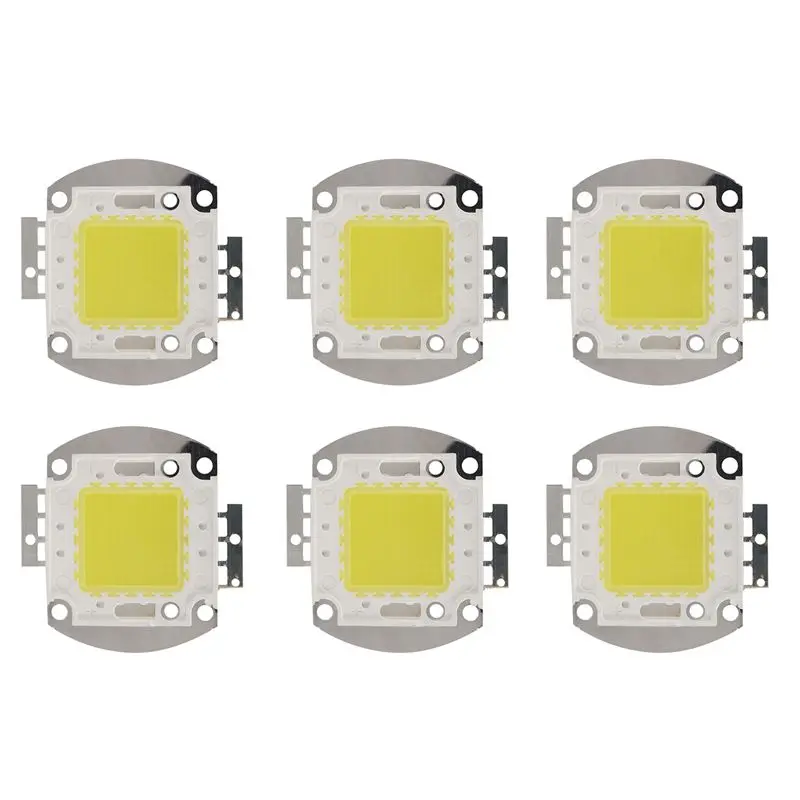 ABCA-6X DC 32 - 34V 100W 7500 LM 6500K High Power The LED Power Indicator Light Chip - White