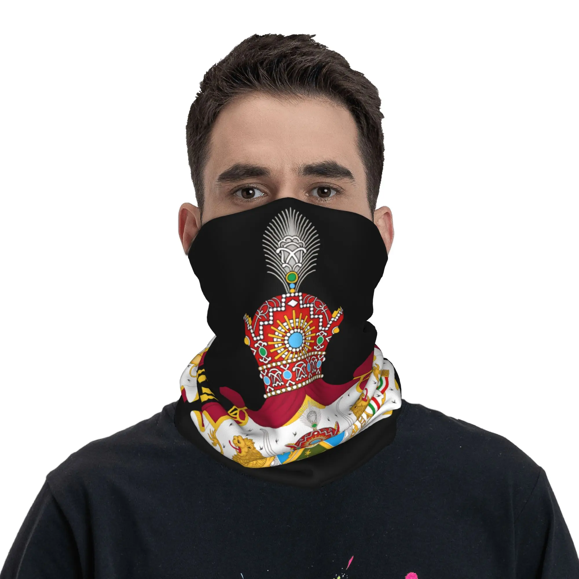 

Флаг Ирана с изображением льва и солнца (3) – Бандана-шарф с принтом, теплая балаклава, маска-шарф для рыбалки, унисекс, для взрослых, дышащая.