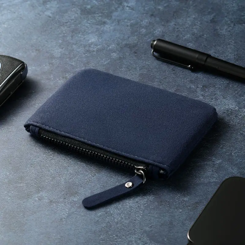 Fashion Mini PU Wallets Coin Purses Card Holder Money Bag Women Men Zipper Change Pouch