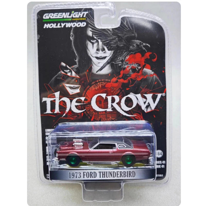 

Литой под давлением сплав Greenlight 1:64 1973, модель автомобиля Ford Thunderbird, статическое украшение, коллекционные подарки, игрушки