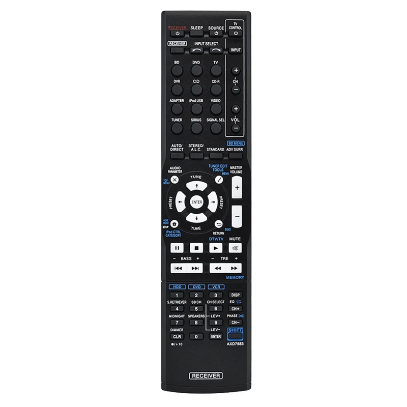 AXD7583 Remote Control for Pioneer AV Receiver VSX-820-K VSX-820 VSX820 VSX820K VSX-72TXVI VSX-90TXV VSX-92TXH VSX-523-K