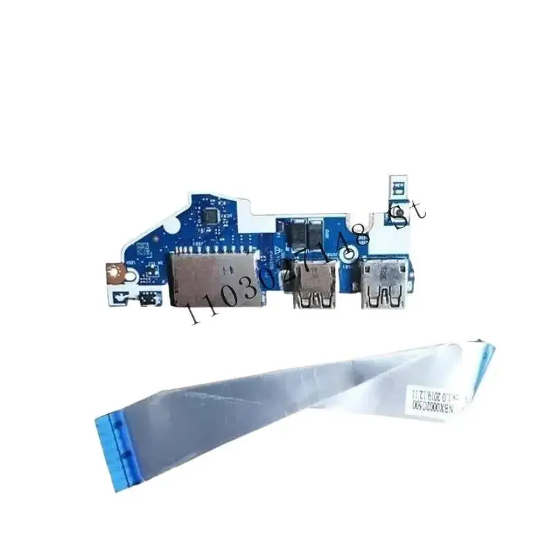 Para Lenovo Ideapad S340-14API S340-14IML S340-14IIL IO placa 5C50S24930 5C50S24907 interruptor tablero pequeño LS-H211P LS-H10HP ++