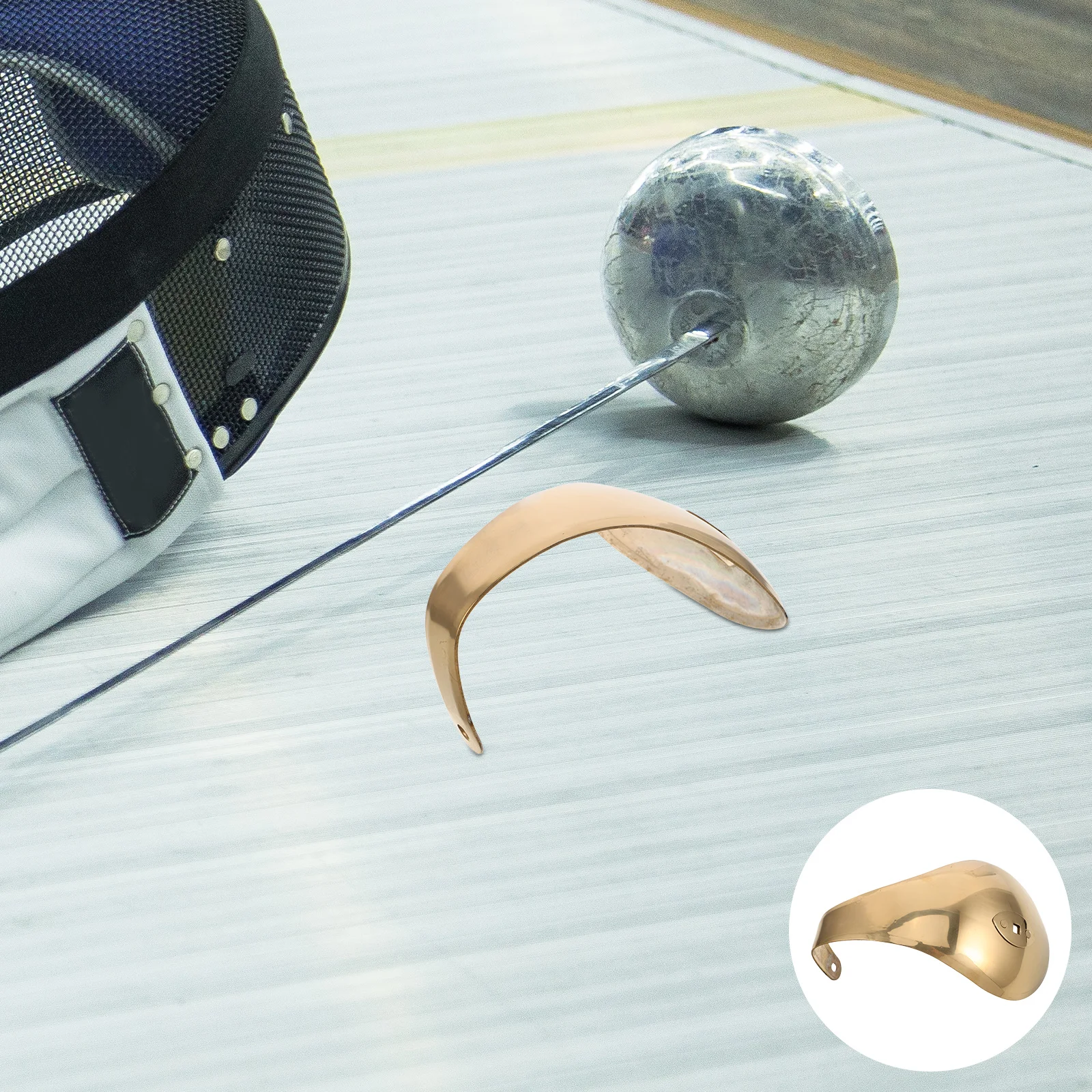 

Fencing Sword Hand Guard Plate Kids Lightweight Maneuverable Training Protector Iron Construction Universal Fit Accessories