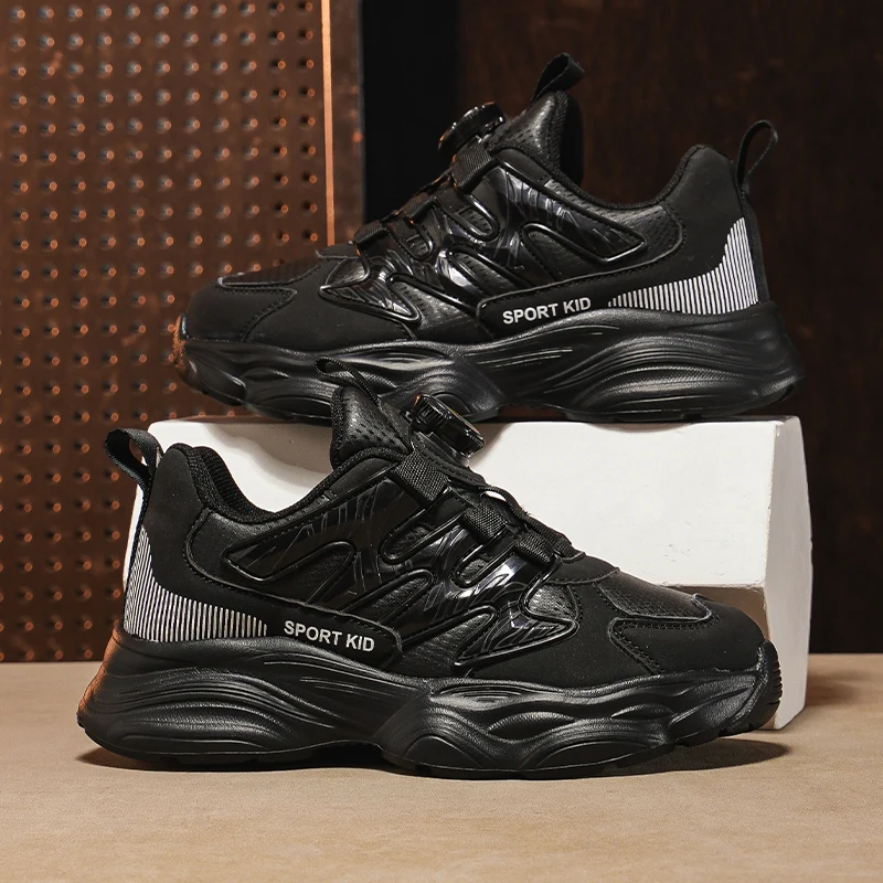 

Children's sports shoes size 29-39 yellow leather boys and girls casual shoes spring and autumn multicolor lightweight non-slip