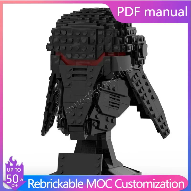 

Moc 518 шт., падший заказ, второй сестры, шлемы, звездная боевая модель, строительные блоки, кирпичи, сделай сам, образовательная сборка для детей, подарок