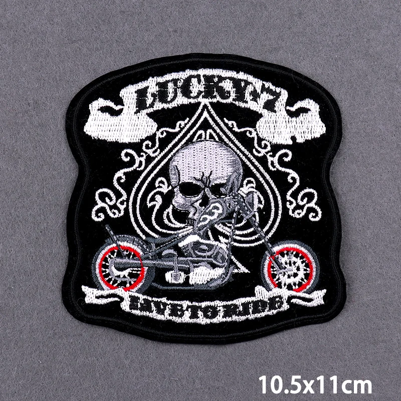 Motorcycle Embroidery Patches For Clothes LIVETORIDE Iron On Patches Thermoadhesive Patch For Clothing Eagl Applique Stickers