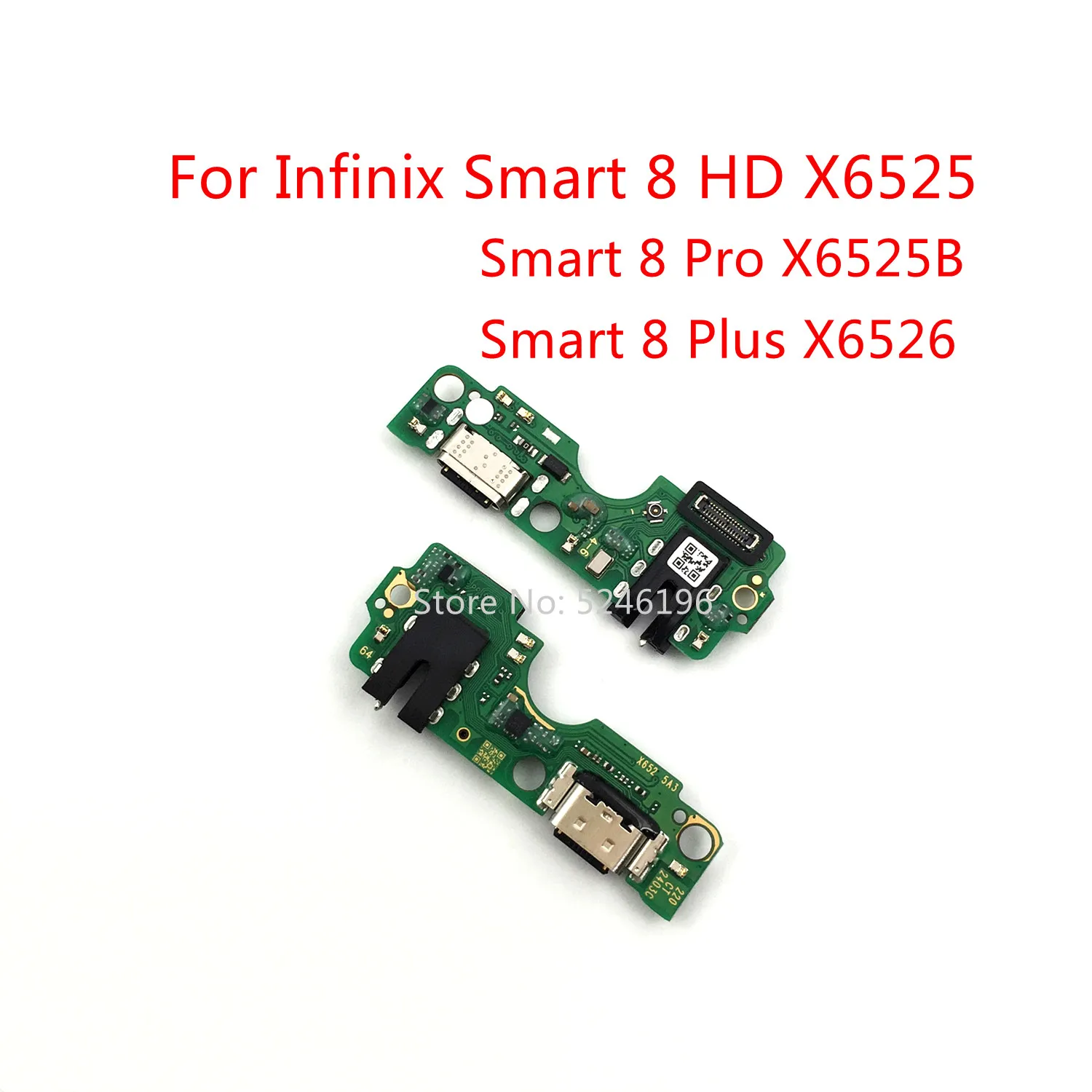 1pcs USB Charging Port Charger Base Connector For Infinix Smart 8