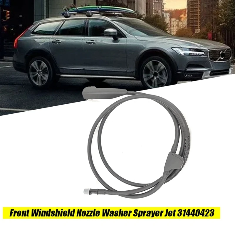 Front Windshield Nozzle Washer Sprayer Jet 31440423 For Volvo S90 V90 2017-2020 Windscreen Washer Nozzle Without Heater Parts