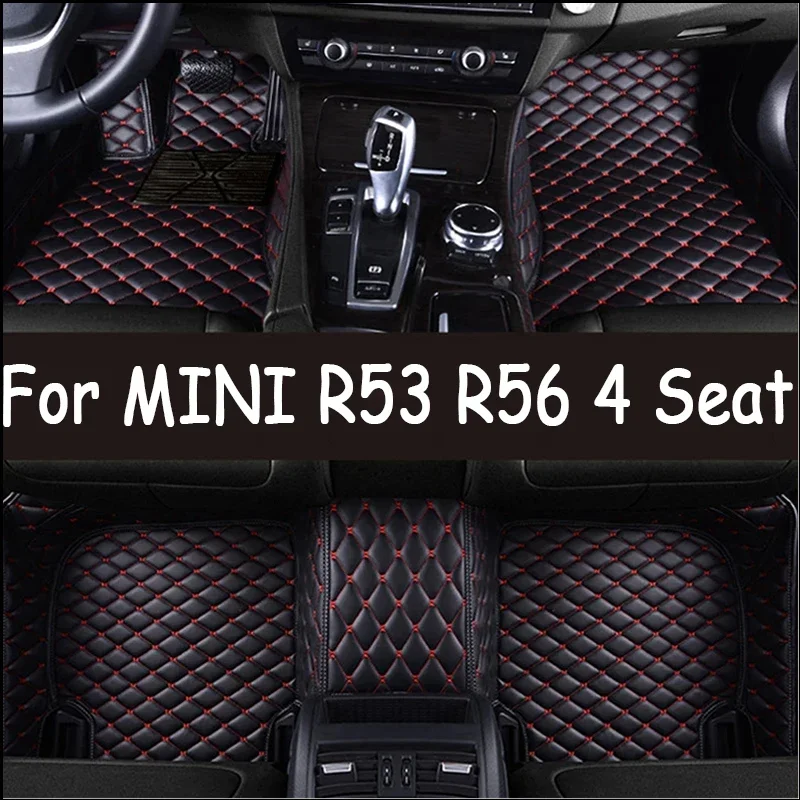 

Custom 3D Full Coverage Car Floor Mats for MINI R53 R56 4 Seat 2004-2013 F55 F56 2 Doors 4Doors PACEMAN R61 Interior Accessories