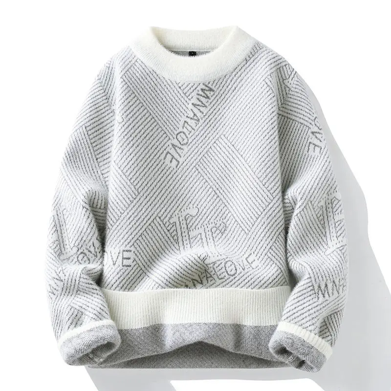 

Loose Long Sve round Ne f High Ne Knitted Casual Sweater for Students Autumn Winter New Sle Versatile Comfortable...
