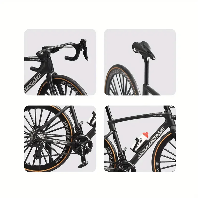 1:6 modèle Mini alliage vélo moulé sous pression en métal jouet vélos montagne doigt vélo Simulation Collection cadeaux jouets garçons