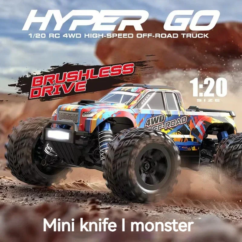 شاحنة أصلية 20208 Hyper Go بمقياس 1:20 رباعية الدفع عالية السرعة للطرق الوعرة مع محرك بدون فرش تصميم وحش صغير للتضاريس القصوى #6
