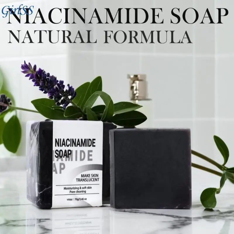 70 جرام صابون نياسيناميدات صابون عملي مرطب صابون سهل الاستخدام صابون تنظيف عميق للسفر المنزلي T4MB #3