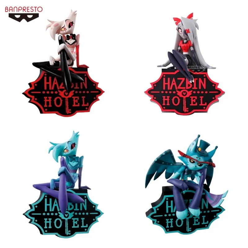 

In Stock Bandai Hazbin Hotel Vaggie Collectible Prize Figure Sitting Pose Version Collection Decoration Ornament Model Toy
