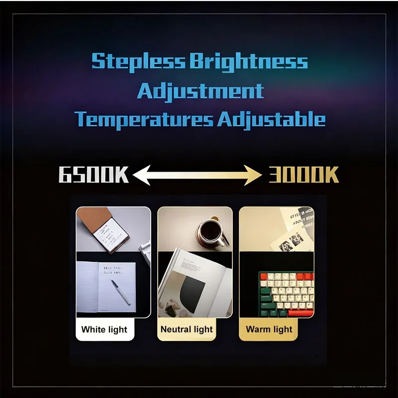 46cm RGB Led Computer Monitor Light Bar Music Rhythm Screen Hanging Light Dimming Atmosphere Night Lamp For Game/Study/Work