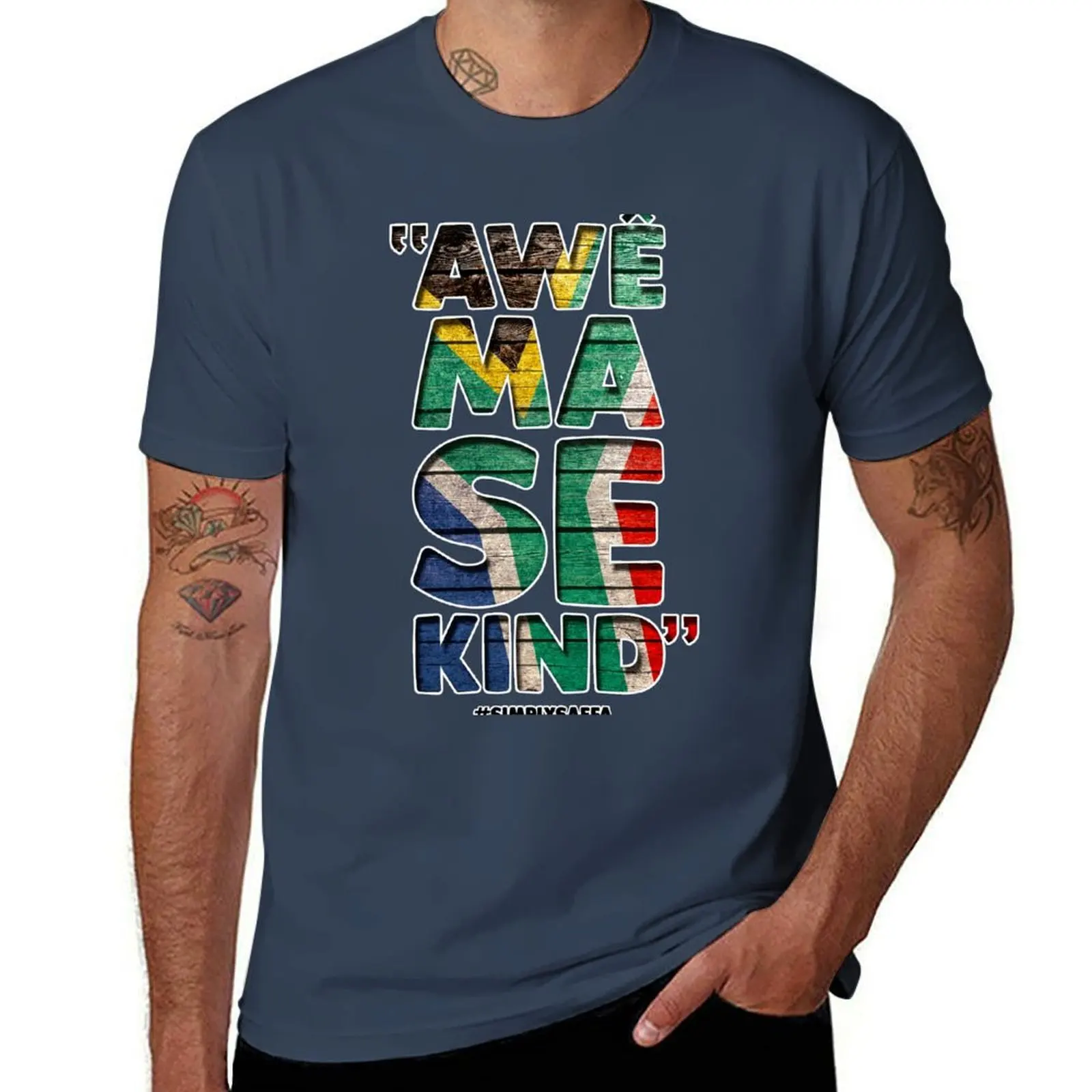 Kind Says: Awê SA Ma Se T-Shirt Fashion Casual Short Sleeve T-Shirt