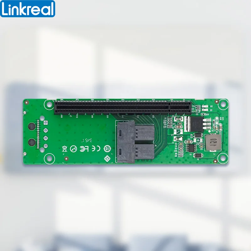 Imagem -05 - Linkreal-solução de Expansão Gpu Pcie3.0 x U.2 Nvme e Expansão Slot Card Placa-mãe Necessidade Pcie Suporte Bifurcação