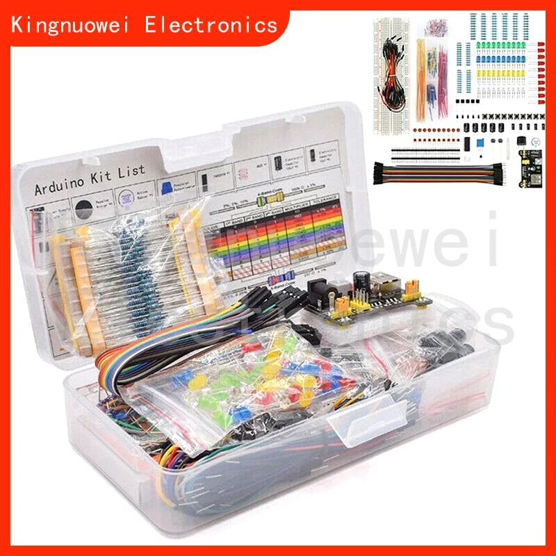 DlY Project Starter Kit For Arduino UNO R3 DIYElectronic Component Set With 830Tie-pointsBreadboard