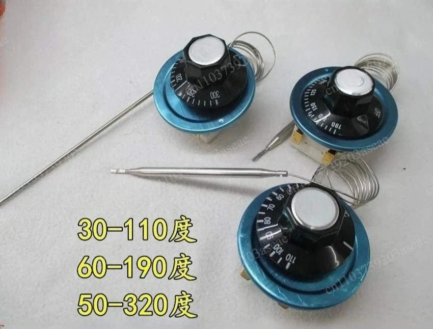 60-190 Celsius Capillary Temperature Controller Switch - Thermostat for Electric Oven Refrigerator Heater 55.13032.400