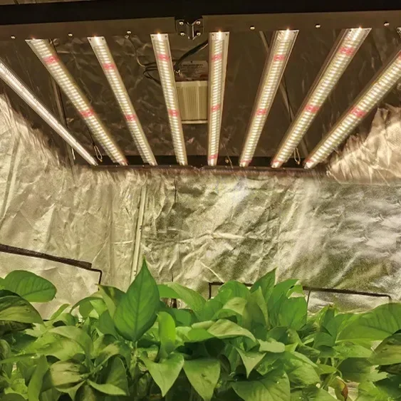 

Hot sales Greenhouse Plant Lamp 600W Greenhouse LED Intelligent Dimming Full Spectrum High Power Folding Plant Grow Light