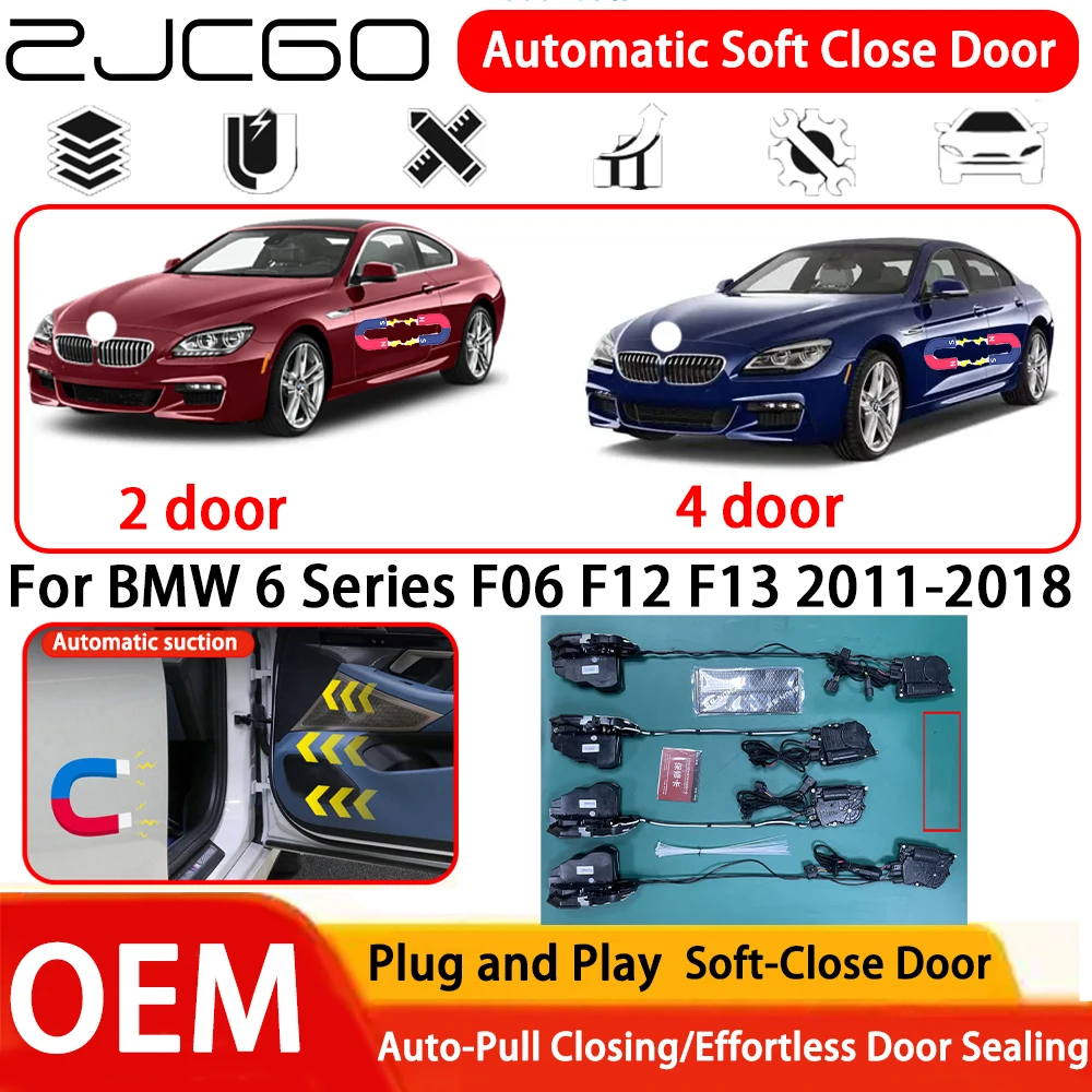 for BMW 6 Series F06 F12 F13 2011-2018 Car OEM Plug and Play Automatic Electric Soft Close Door Comfort Closing System