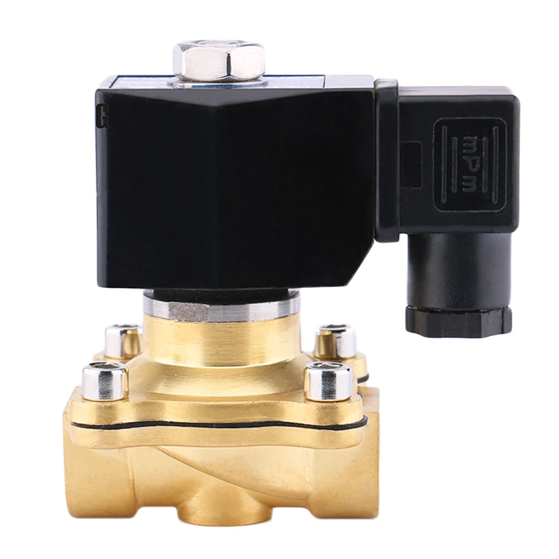 ZS-15 2/2 Way 24v 220v 1/2'' 1 Inch Diaphragm Pilot Water Solenoid Valve Normally Close Brass Diaphragm Solenoid Valve