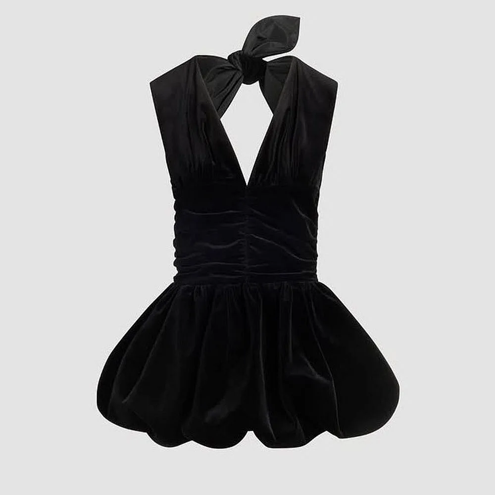 

Черные бархатные тонкие женские топы с v-образным вырезом, сексуальные офисные женские вечерние топы с баской, сексуальные топы на день рождения для девочек, ночная одежда