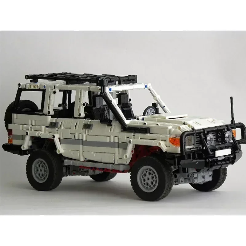 MOC-47249 전기 RC 랜드 크루저 76 Supercar 조립 접합 빌딩 블록 모델 2113 빌딩 블록 부품 어린이 장난감 선물