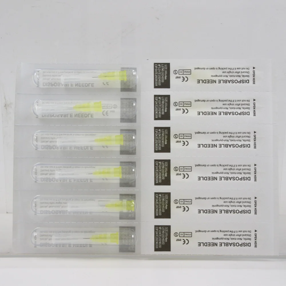 Disposable Plastic Medical Beauty30G, 31G,32G,34G Painless Small Needle Sterile Injector Micro Hypodermic Needle