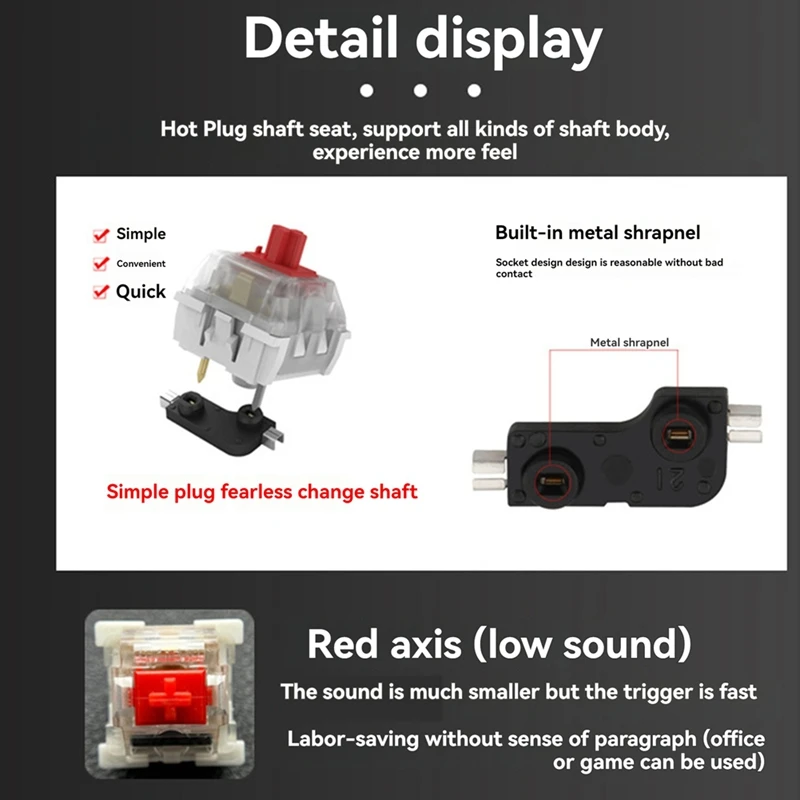 1-Key Mini Keypad 2.4G Wireless USB Mechanical Gaming Keyboard Hot Key Program for Gaming Office Work White-A13G
