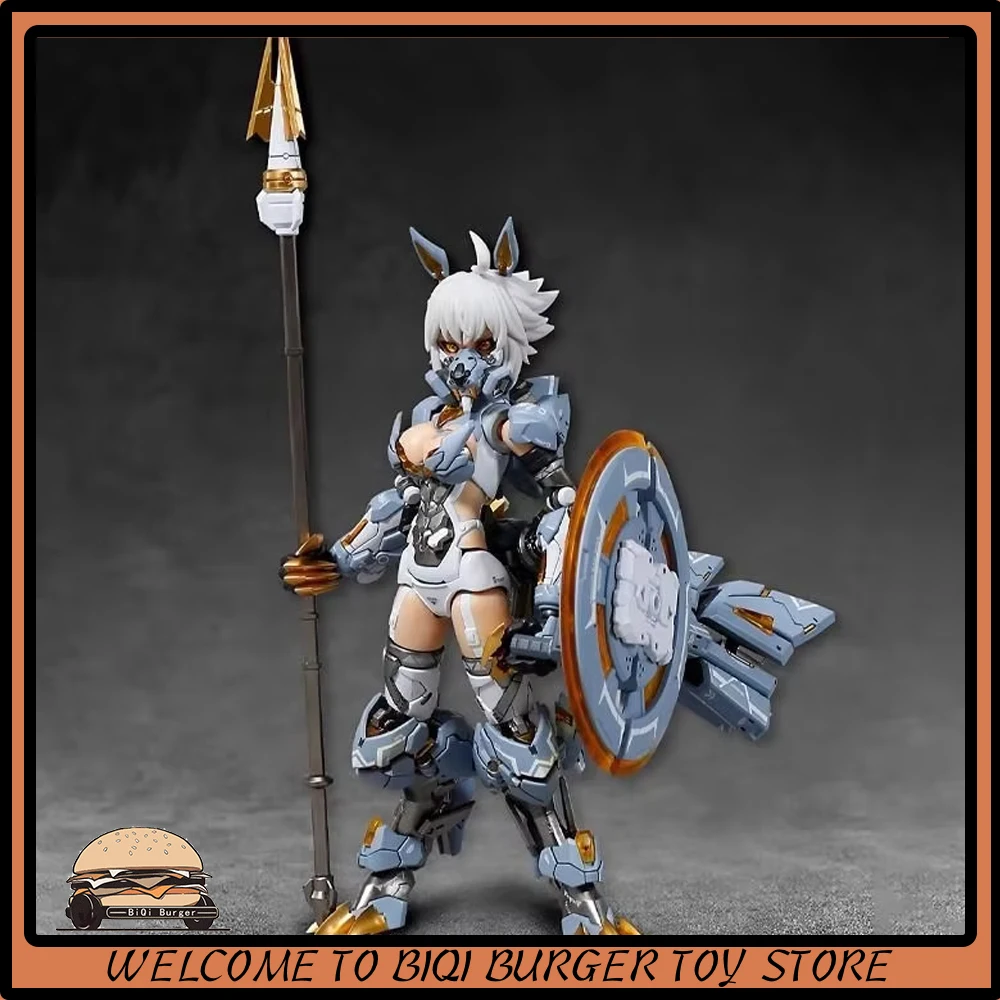 

NUKE MATRIX Mad Wolf Cyber Forest Fantasy Girls Wolf Girl Мобильный костюм 16 см Аниме Фигурка Сборка Модель Комплект Игрушка в подарок