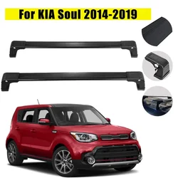 Car Roof Rack Cross Bars for KIA Soul 2014-2019 SUV Luggage Kayak Cargo Hard-Shell Carrier Roof Rail with 4 Keys 100LBS Load