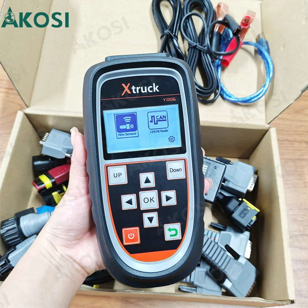 2025 Xtruck Y006 EURO 6 Sensor Tester for Urea Quality Liquid Level/PM/Exhaust Temperature Nitrogen and Oxygen NOx Auto Detecti