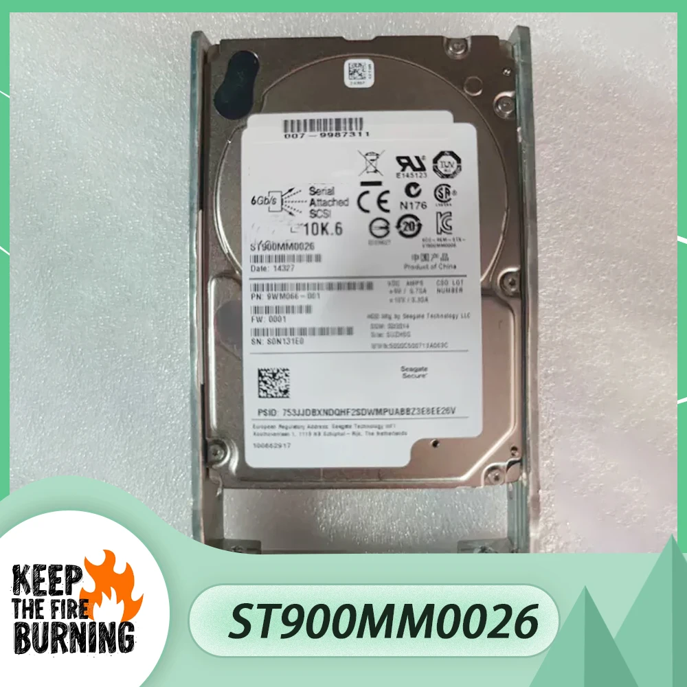 

For NetApp HDD 007-9987311 900G 10K 2.5'' SAS ST900MM0026 9WM066 Hard Disk